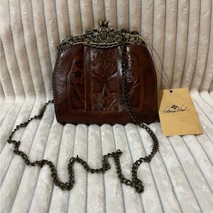 Patricia Nash Burnished Tooled Collection Crossbody